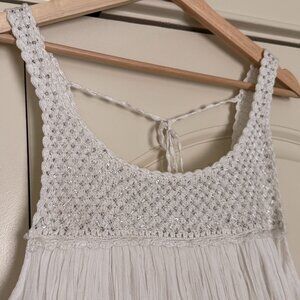 Sundance Catalog Beaded Seaside Enchantment Dress, Size L